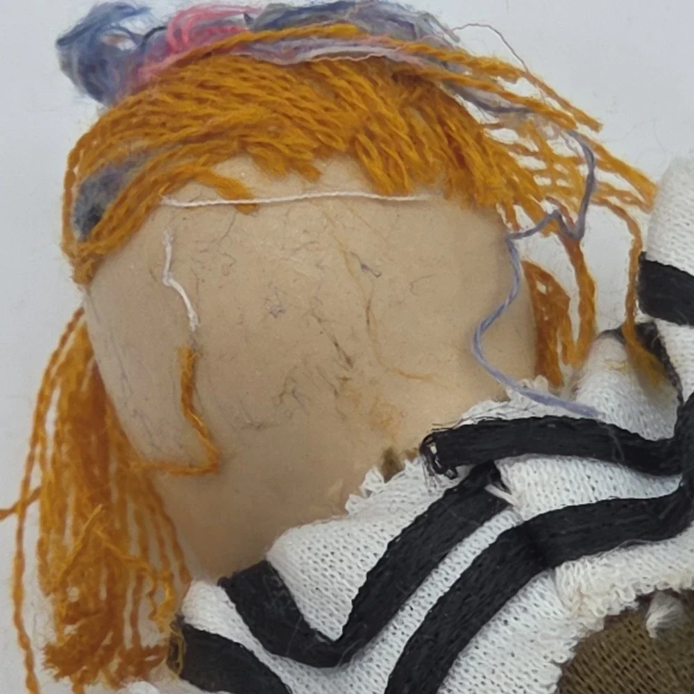 Lot Of 5 Vintage Porcelain Head Dolls Sand Cloth Body Variety 5